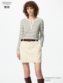Corduroy Mini Skirt