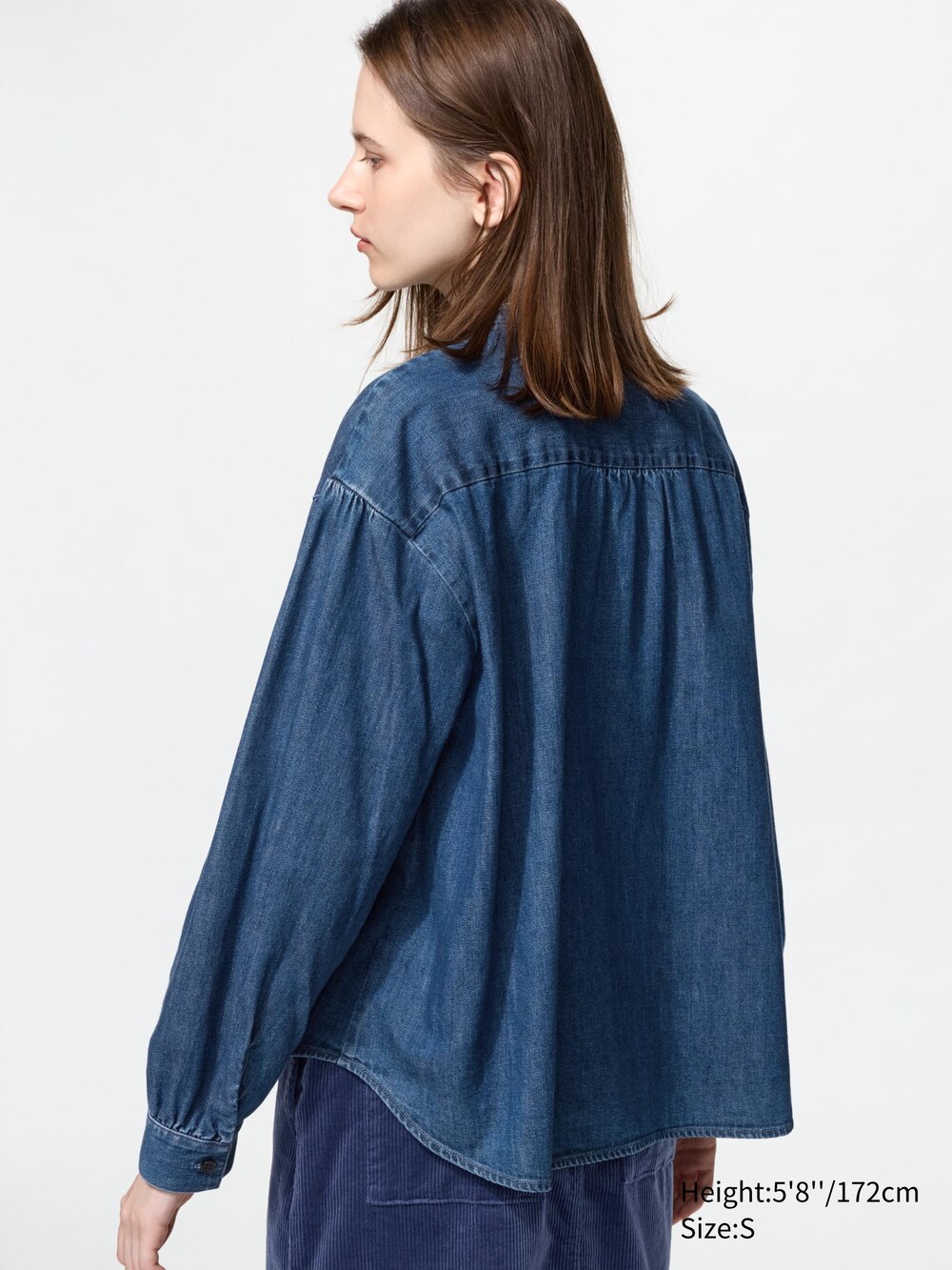 Женские блузки Uniqlo Denim Blouse — фото 3