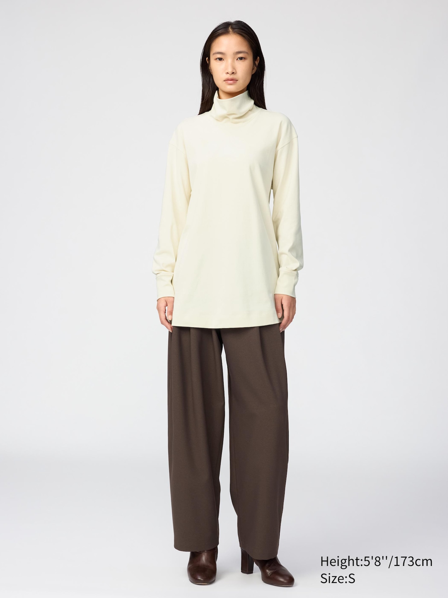 Футболки Uniqlo Turtleneck Long T-Shirt Long Sleeve — фото 2