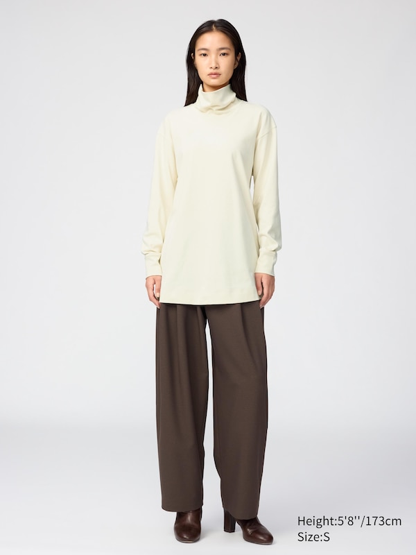 Turtleneck Long T-Shirt | Long Sleeve