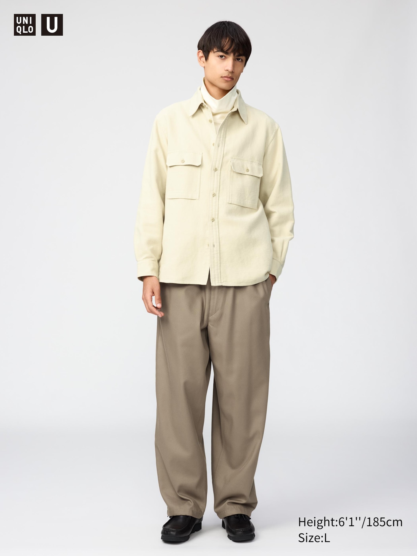 Футболки Uniqlo Turtleneck Long T-Shirt Long Sleeve — фото 5
