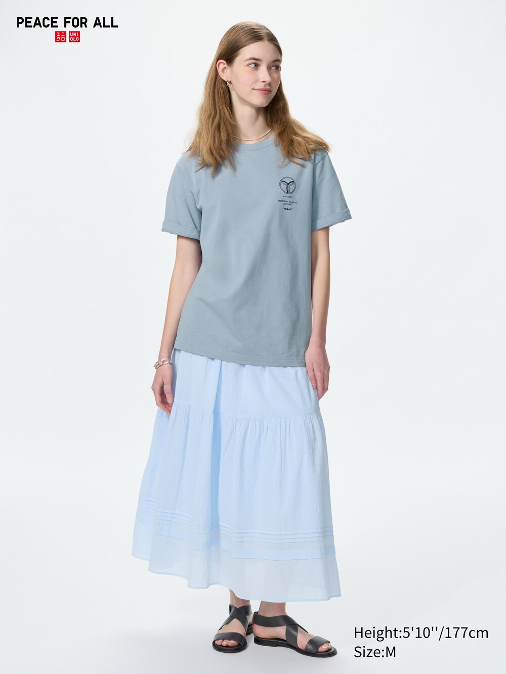 Uniqlo PEACE FOR ALL Graphic T-Shirt | TORAY Industries, Inc. — фото 4