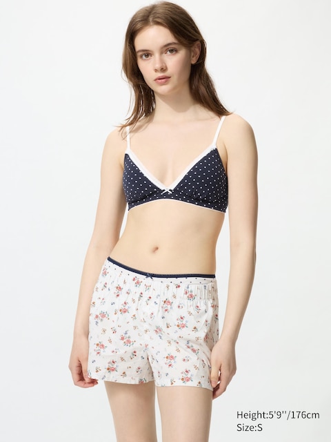 Uniqlo Cotton Boxer Easy Shorts | Print