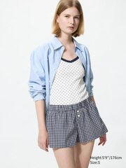 Cotton Boxer Easy Shorts | Check