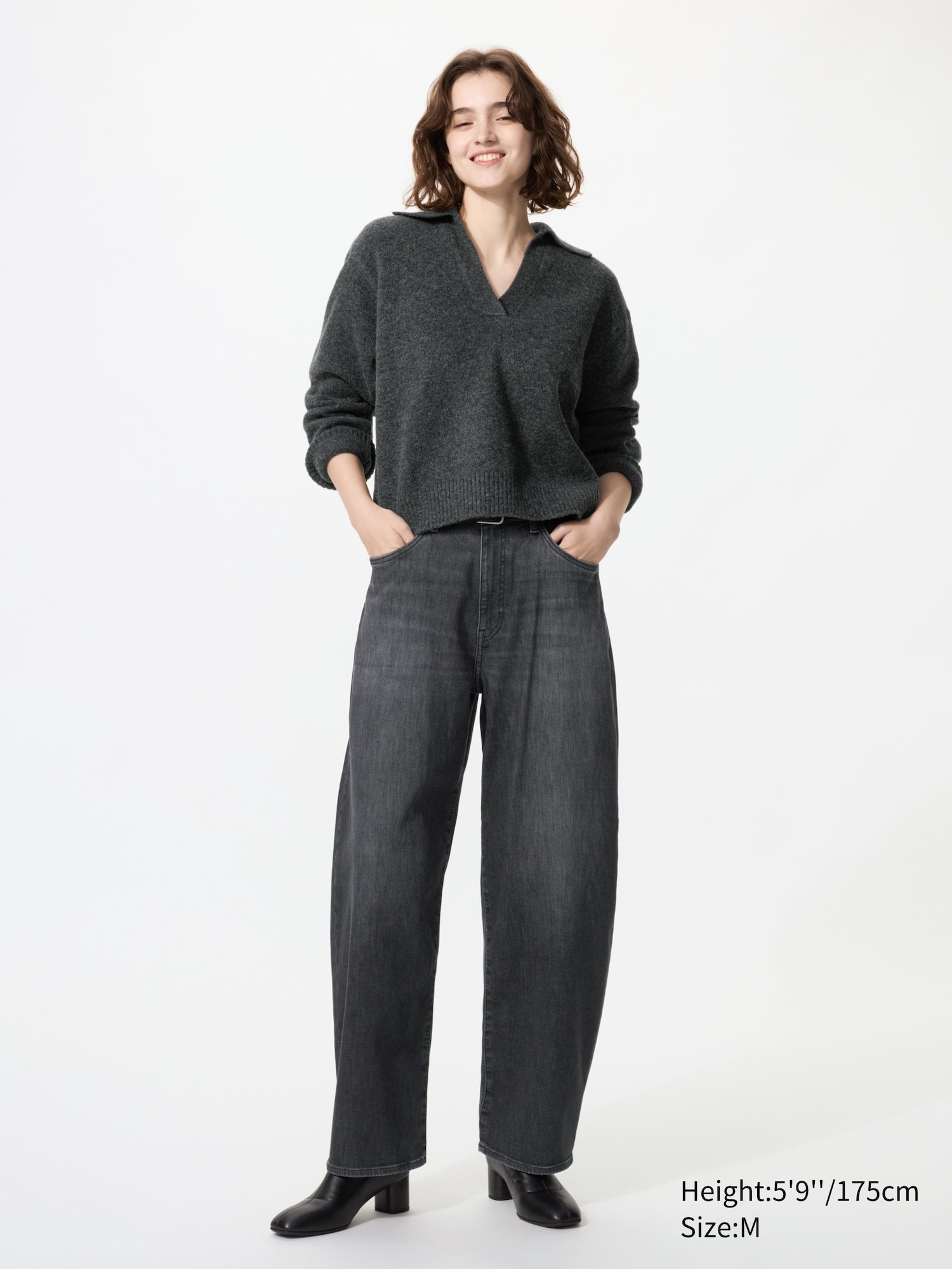 ぶぅ Men's EZY Barrel Jeans | UNIQLO US