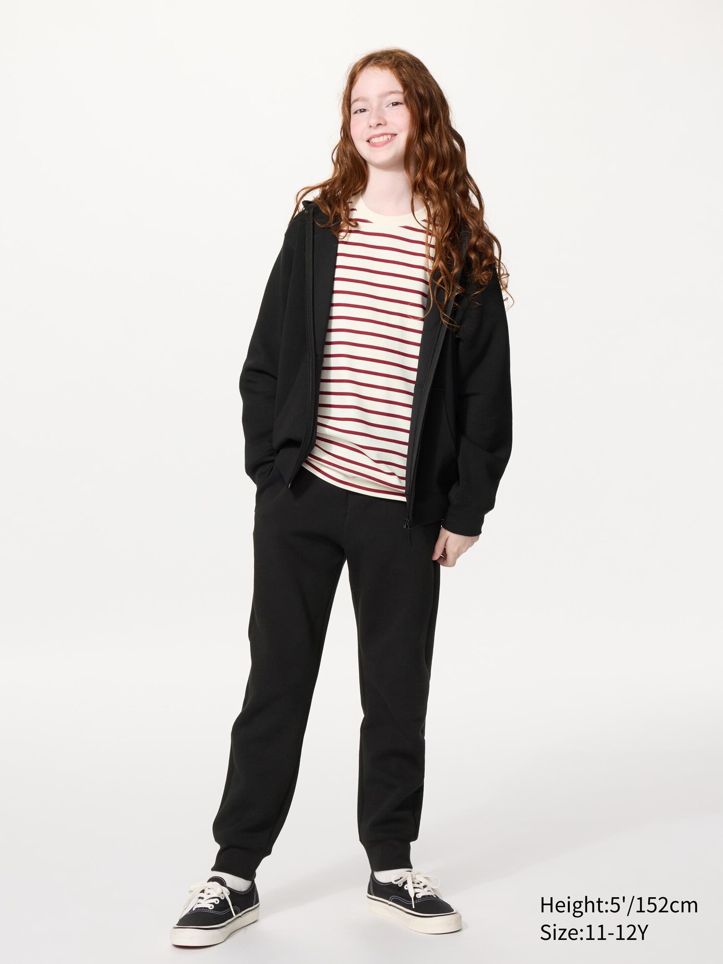 Детские брюки Uniqlo DRY Sweatpants, цвет: Чёрный — фото 1