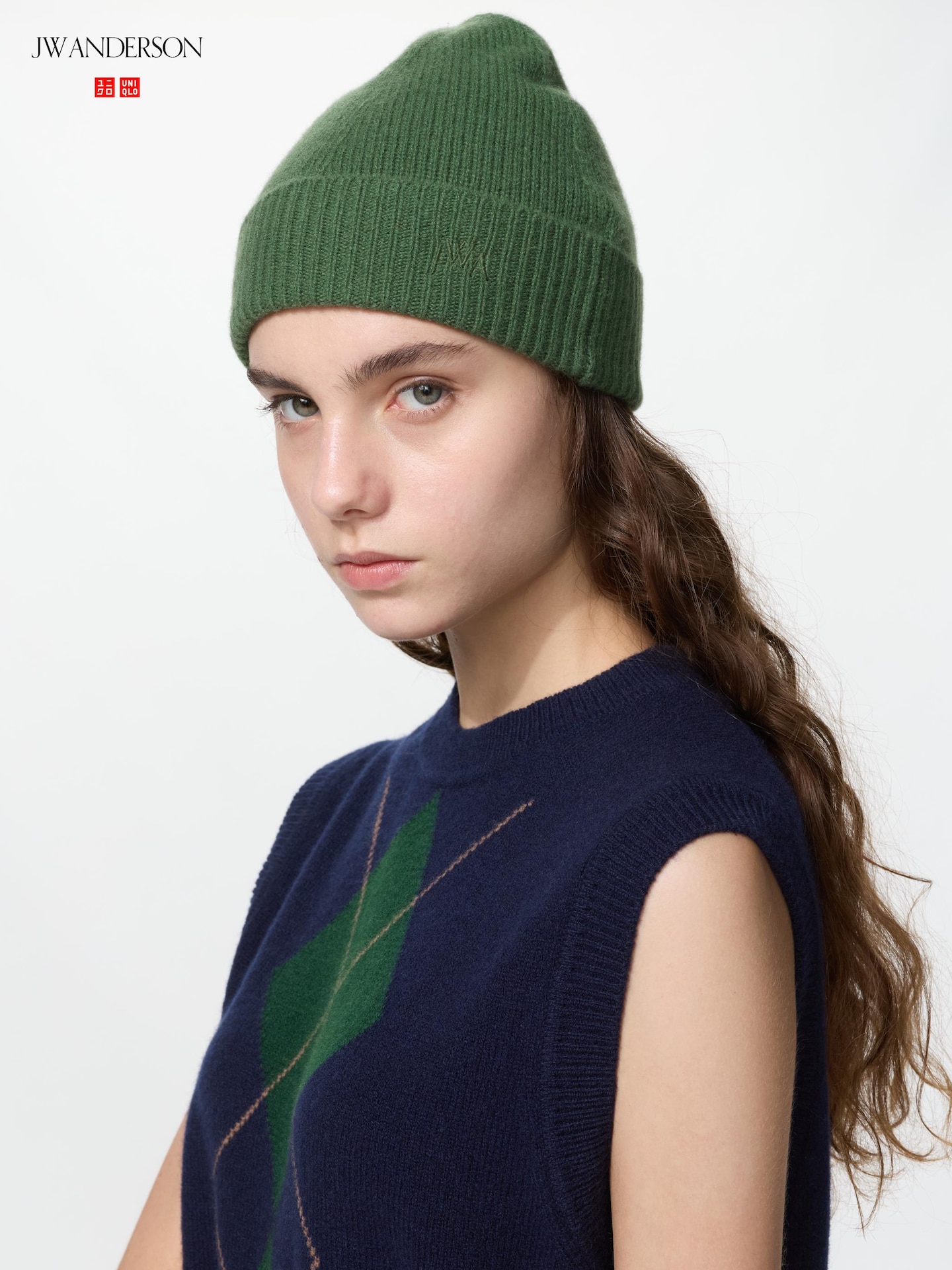 Шапка Uniqlo Wool Cashmere Beanie, цвет: Серый — фото 3