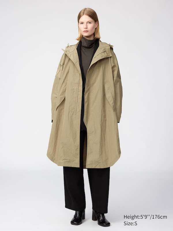 Hooded Long Coat | Oversized