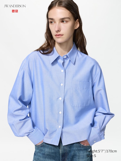 Рубашки Uniqlo Oxford Boxy Shirt