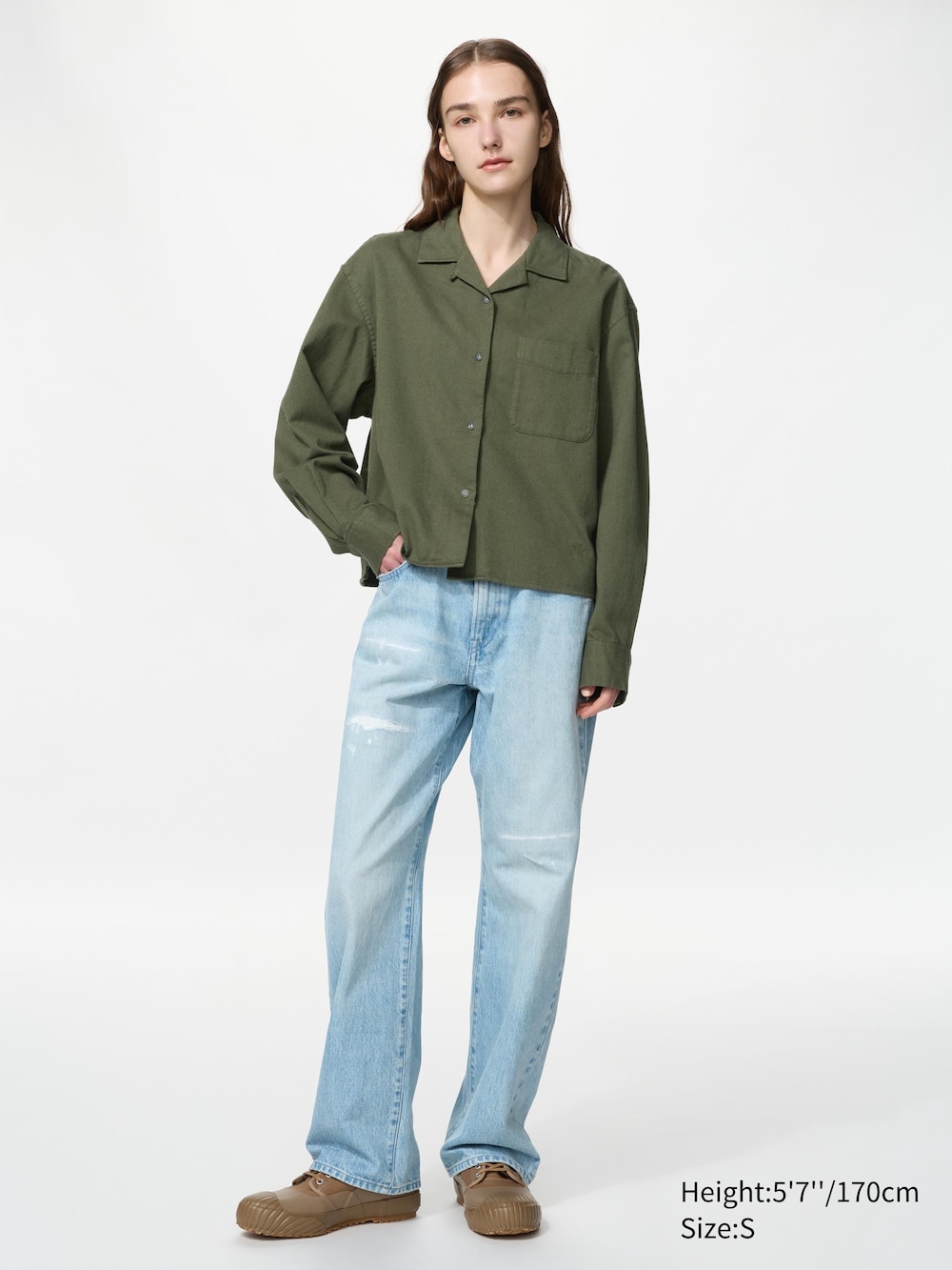 Рубашки Uniqlo Flannel Boxy Shirt — фото 2
