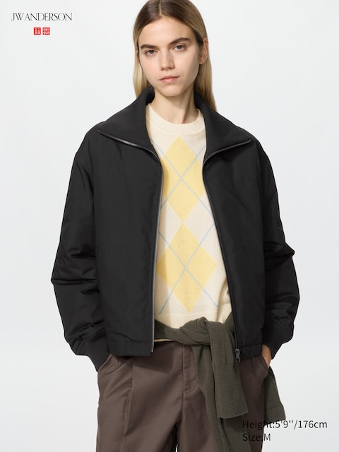 Женская куртка Uniqlo Padded Short, цвет: Чёрный
