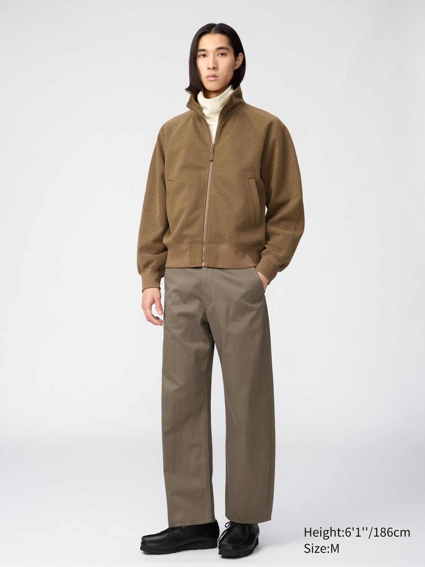 Uniqlo Brushed Full-Zip Blouson — фото 2
