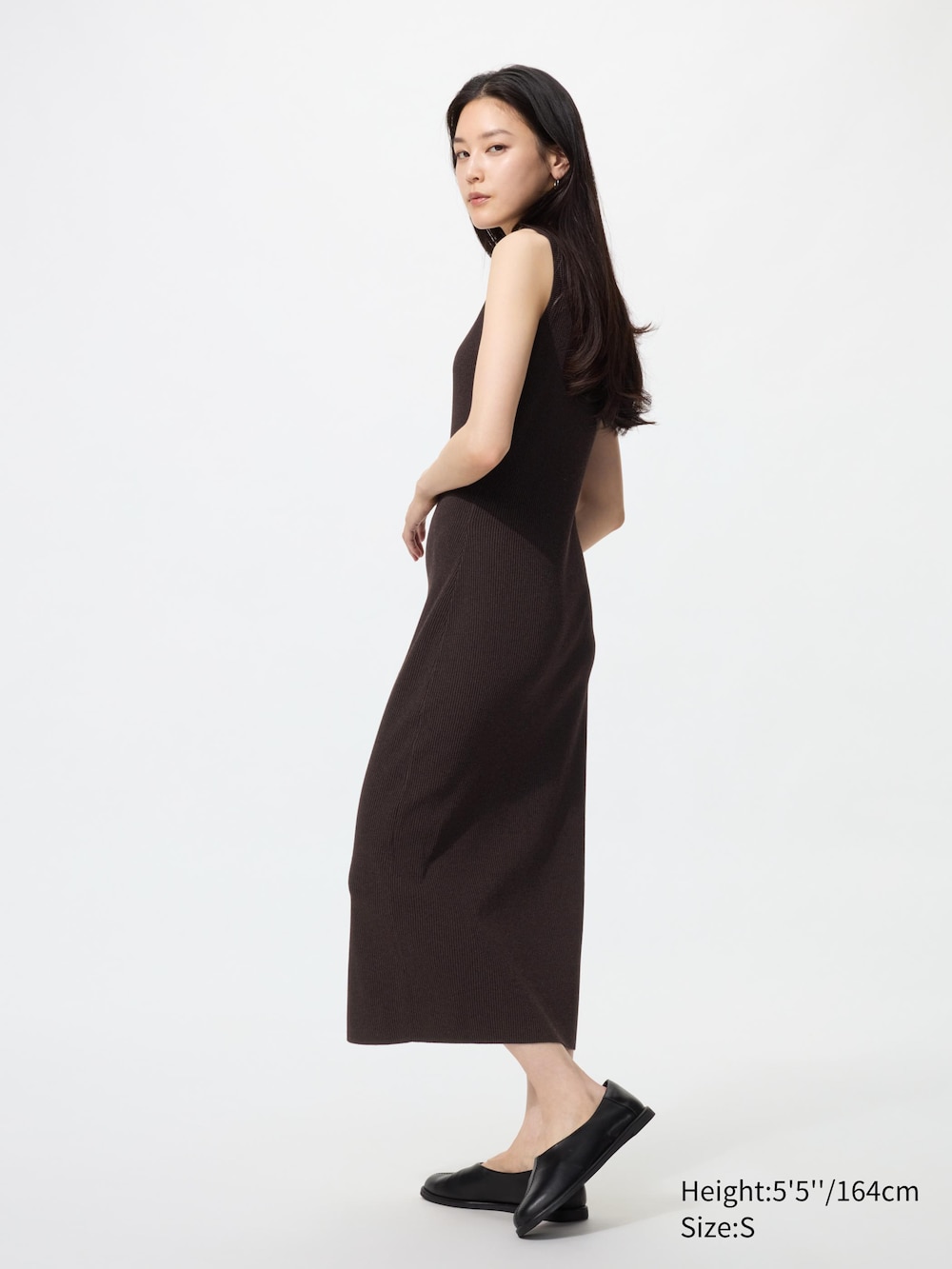 Uniqlo Washable Ribbed Knit Dress — фото 2