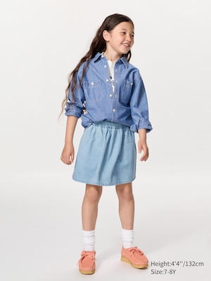 Denim Mini Skort