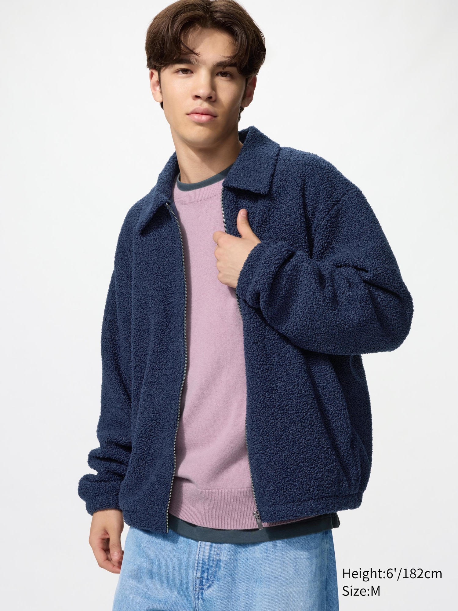 Pile Lined Fleece Blouson