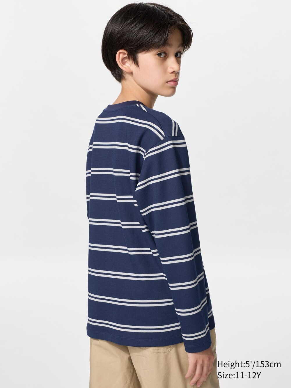 Uniqlo AIRism Cotton Striped T-Shirt — фото 3