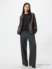 Brushed Jersey Wide Pants | Tall