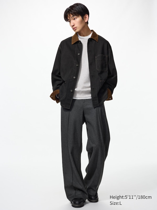 Brushed Jersey Wide Pants | Tall