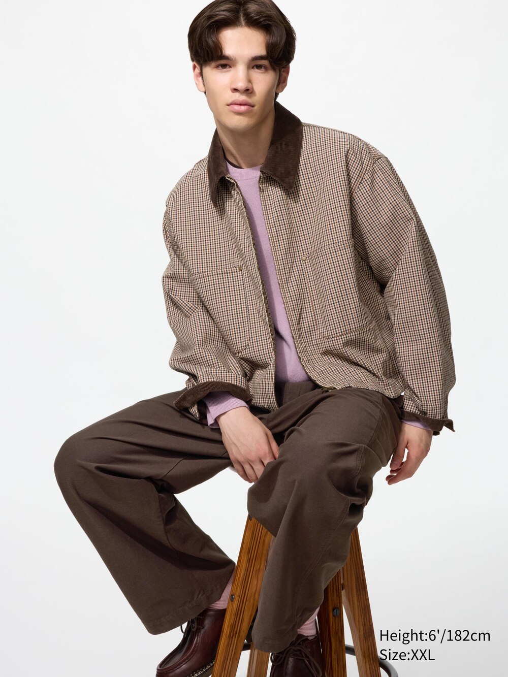 Uniqlo Zip-Up Short Jacket | Pattern — фото 4