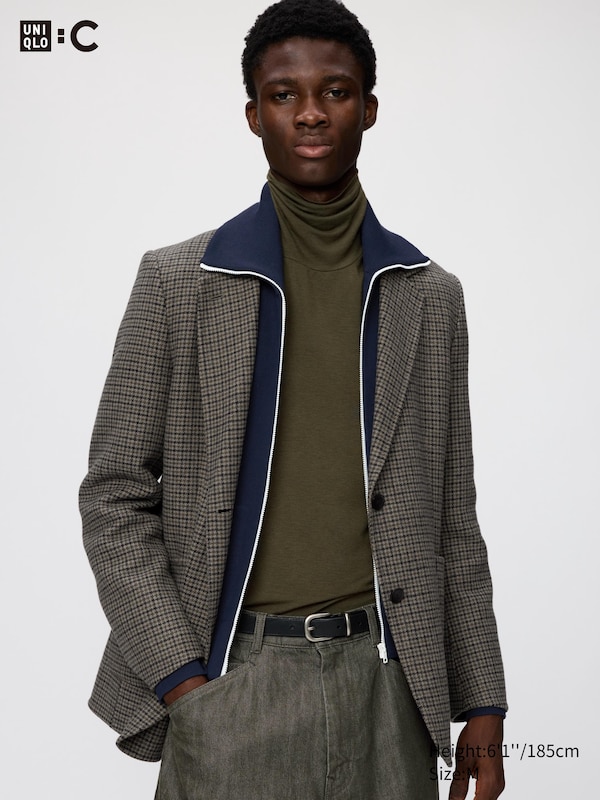 Double Face Tailored Jacket | Check