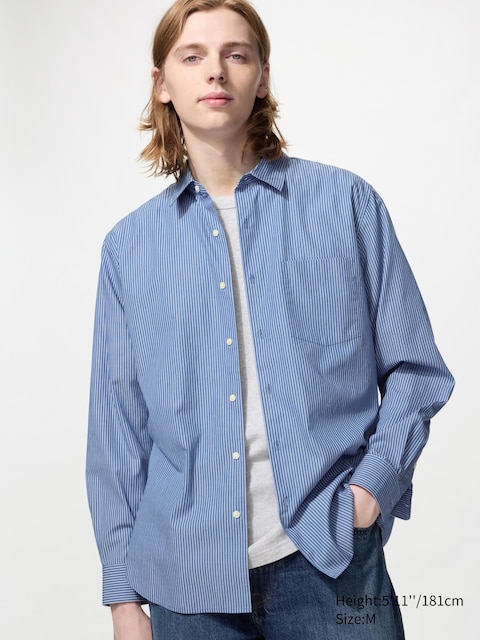 Uniqlo Broadcloth Shirt | Striped