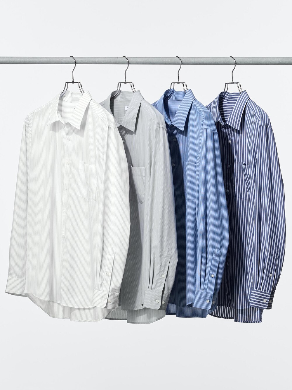 Uniqlo Broadcloth Shirt | Striped — фото 5