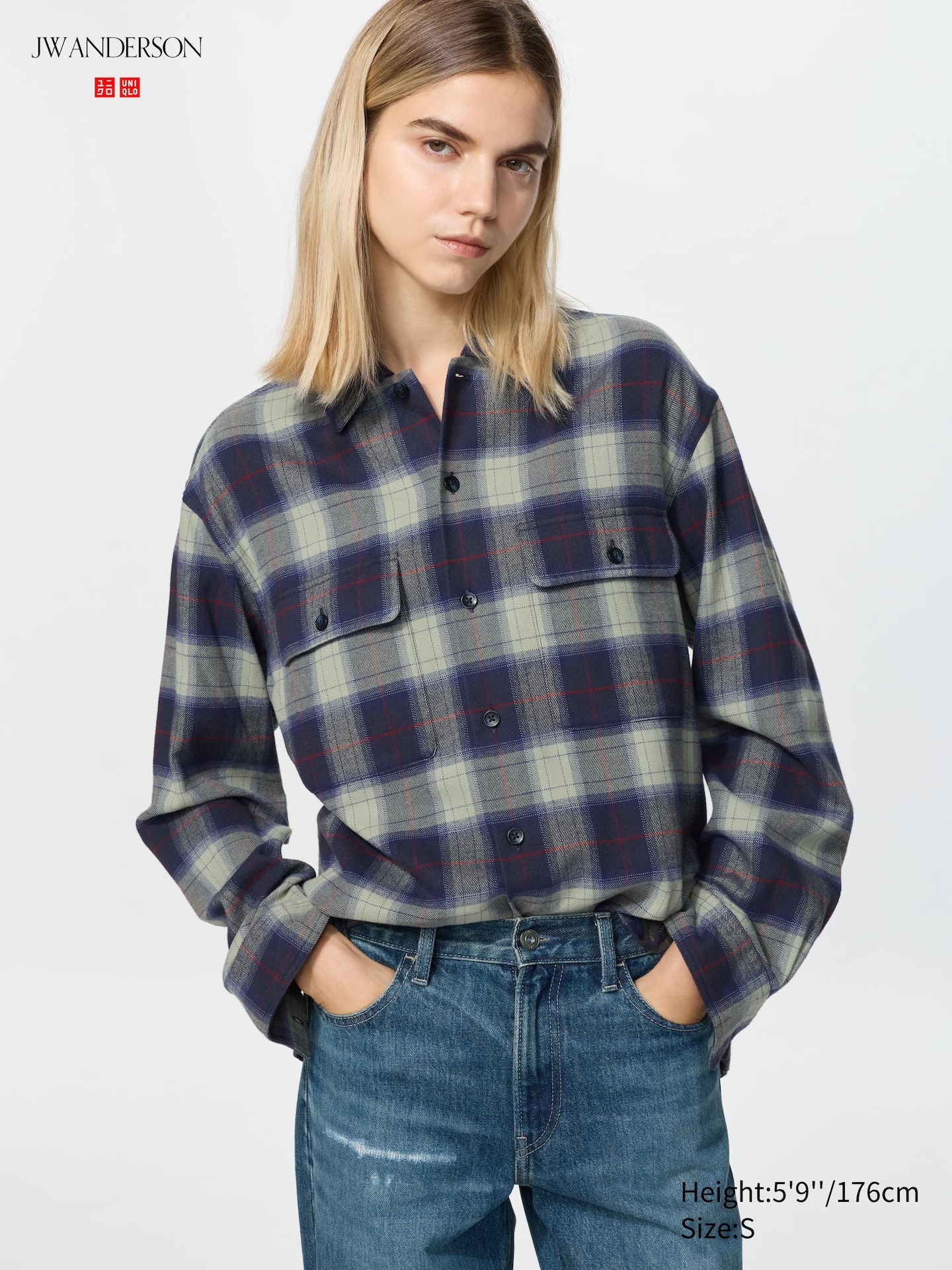 Рубашка Uniqlo Flannel, цвет: Тёмный коричневый — фото 3