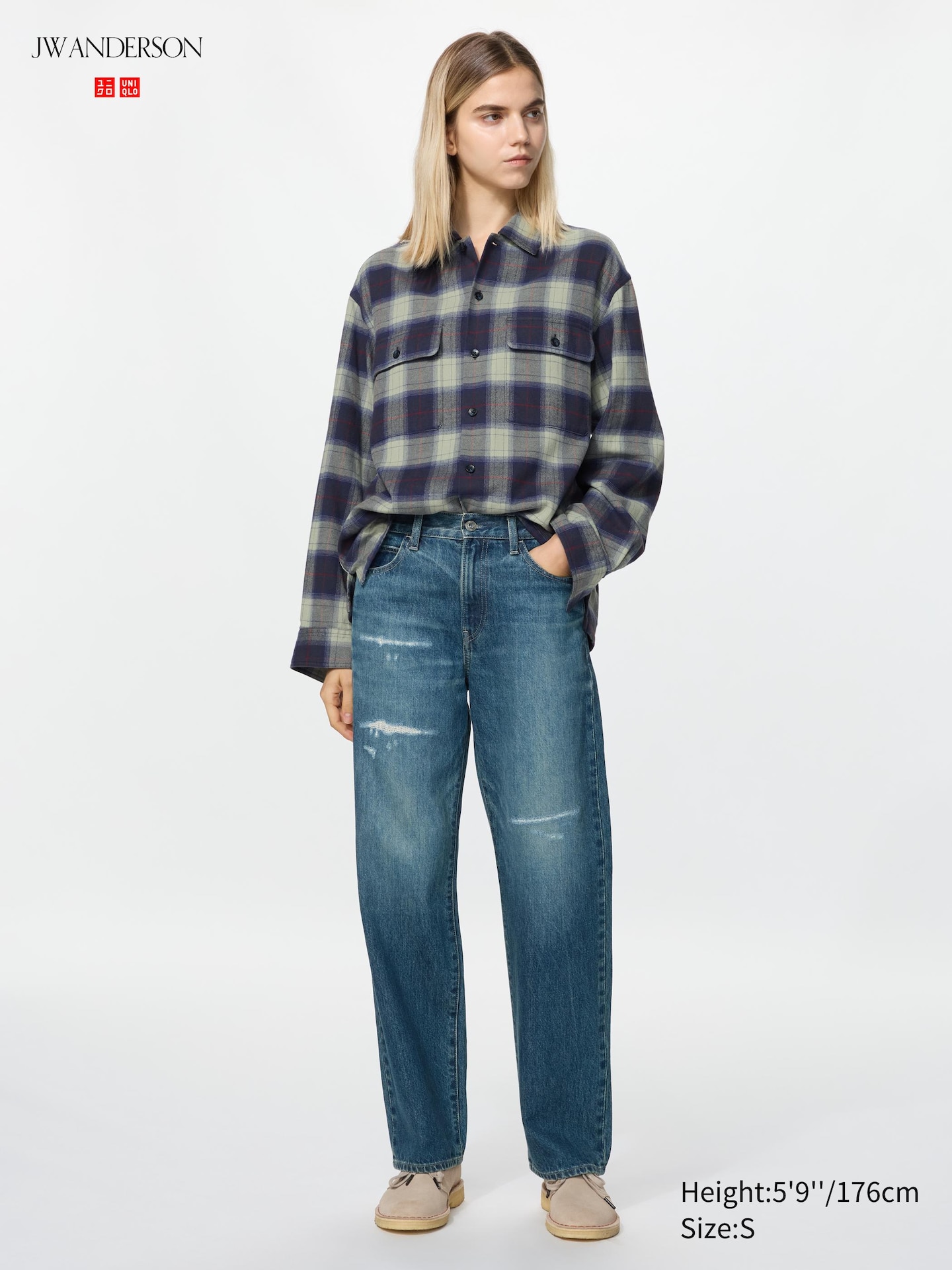 Рубашка Uniqlo Flannel, цвет: Тёмный коричневый — фото 4