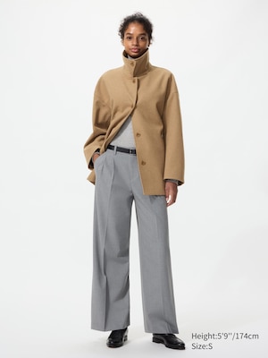 ladies dress pants tall Women's (WHITE, Long Length) RedoType:DHV13B|TOPS