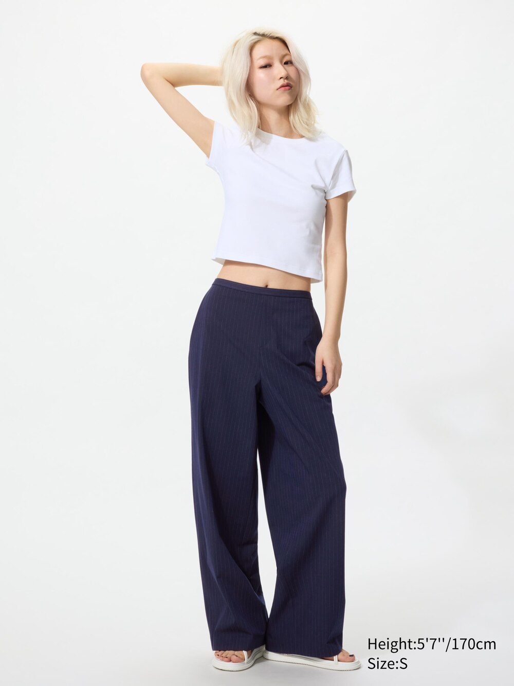 Uniqlo Smart Easy Pants | Stripe — фото 2