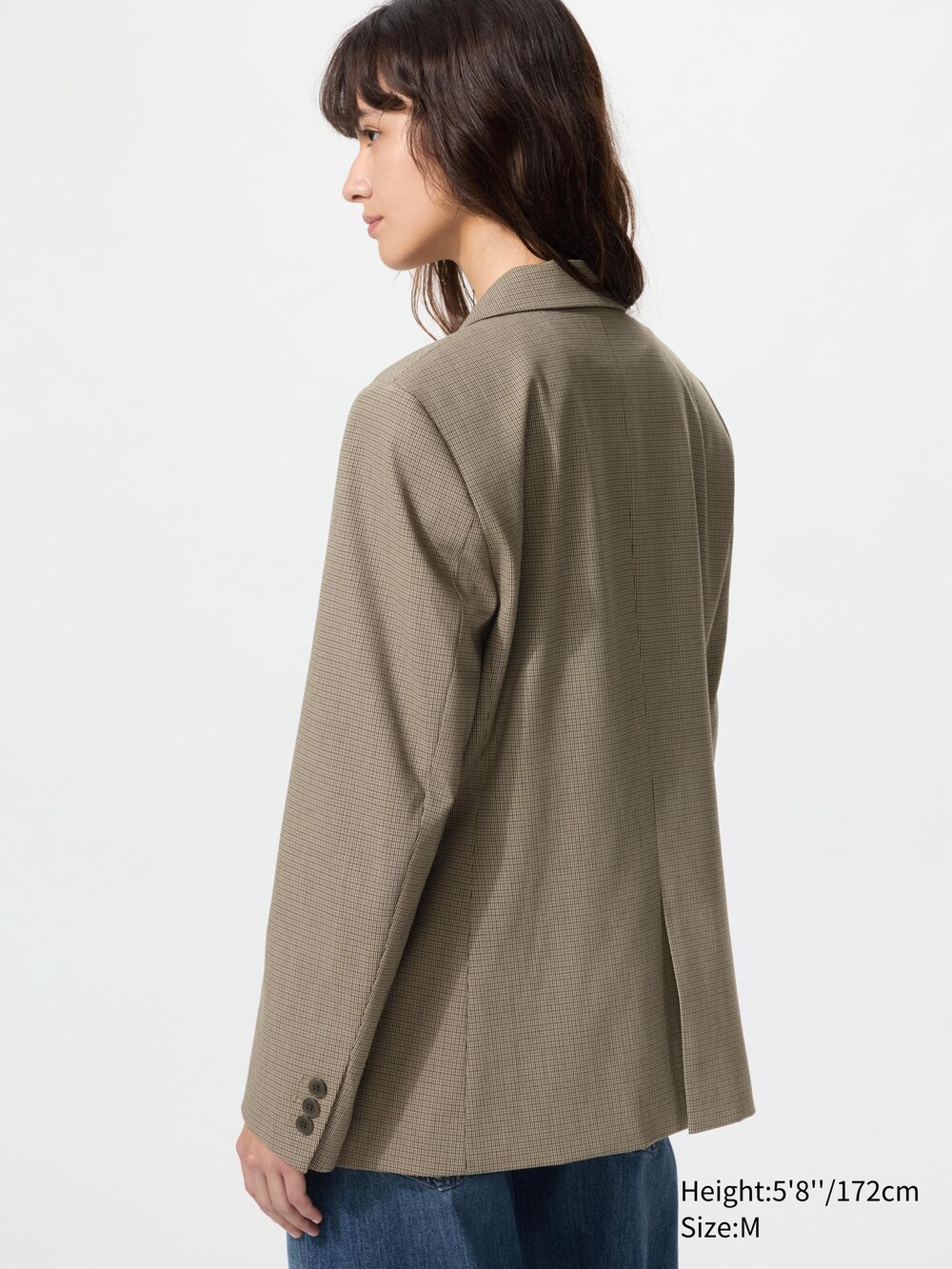 Женские куртки Uniqlo Relaxed Tailored Jacket Pattern — фото 3