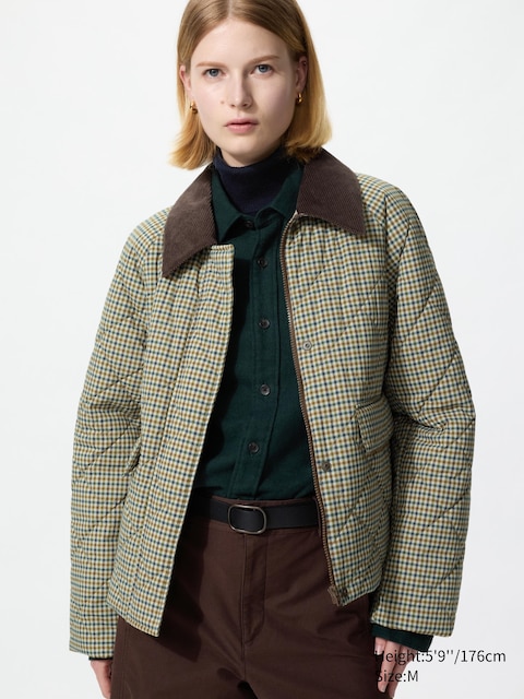 Женские куртки Uniqlo Padded Utility Short Jacket Pattern
