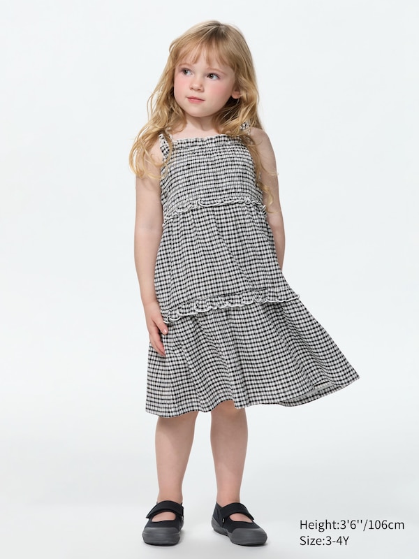 Shirring Dress | Check