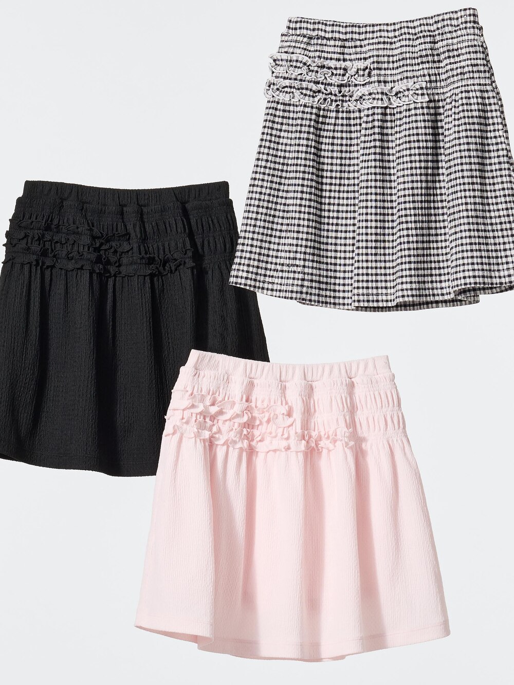 Uniqlo Shirring Skort | Check — фото 3