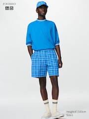 Pleated Shorts | 6" | Check