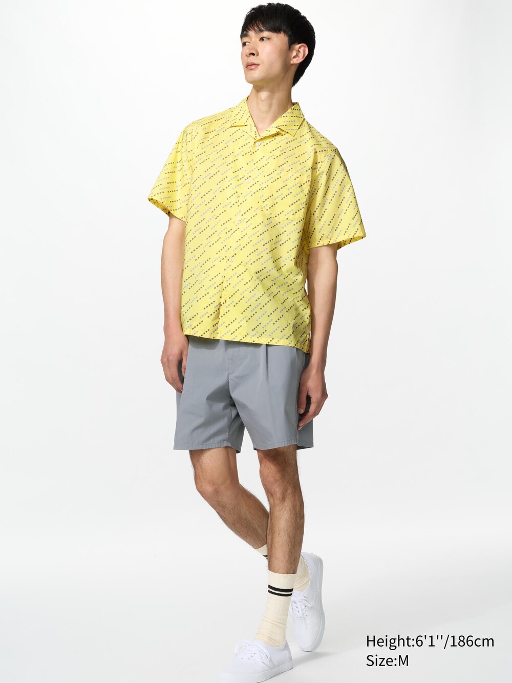 Uniqlo Broadcloth Shirt | Short Sleeve | Print — фото 2