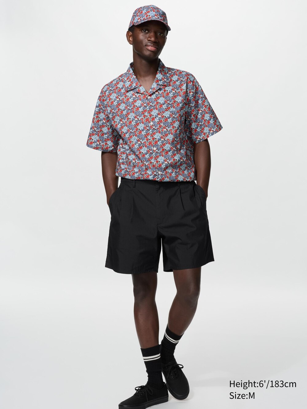 Uniqlo Broadcloth Shirt | Short Sleeve | Print — фото 2