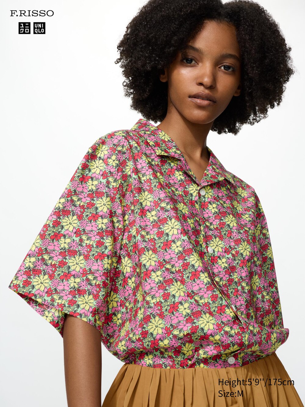 Uniqlo Broadcloth Shirt | Short Sleeve | Print — фото 3