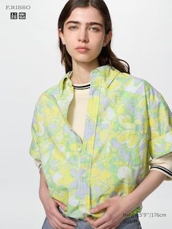 Oxford Oversized Shirt | Short Sleeve | Printed