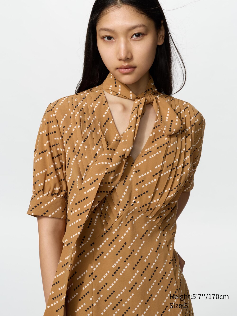 Uniqlo Bow Tie Dress | Print — фото 2