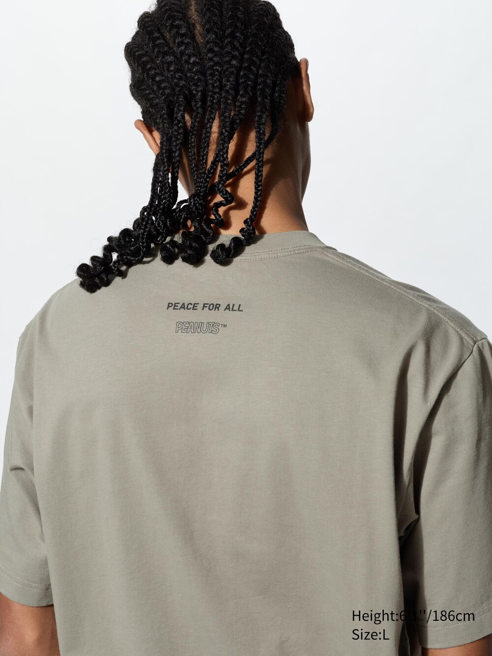 Uniqlo PEACE FOR ALL Graphic T-Shirt | PEANUTS — фото 2