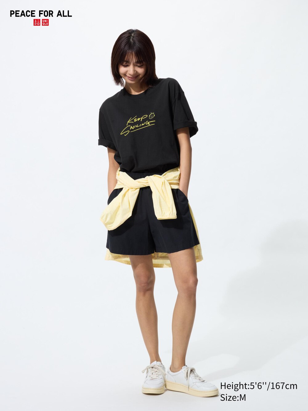 Uniqlo PEACE FOR ALL Graphic T-Shirt | Ke Huy Quan — фото 3