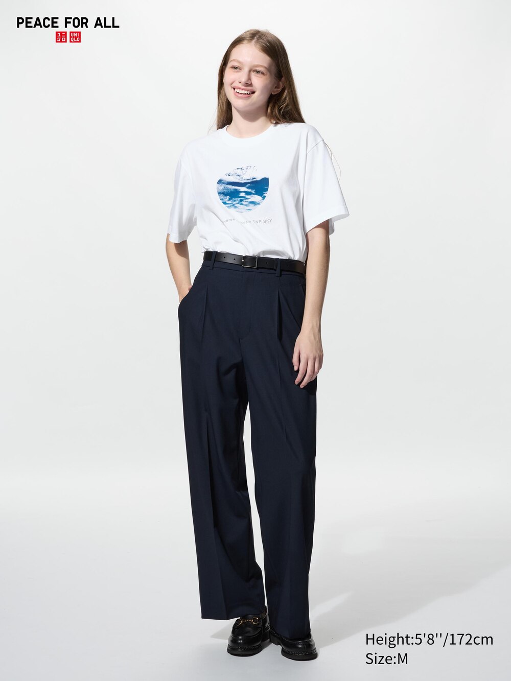 Мужские футболки Uniqlo PEACE FOR ALL Graphic T-Shirt Sou Fujimoto — фото 5