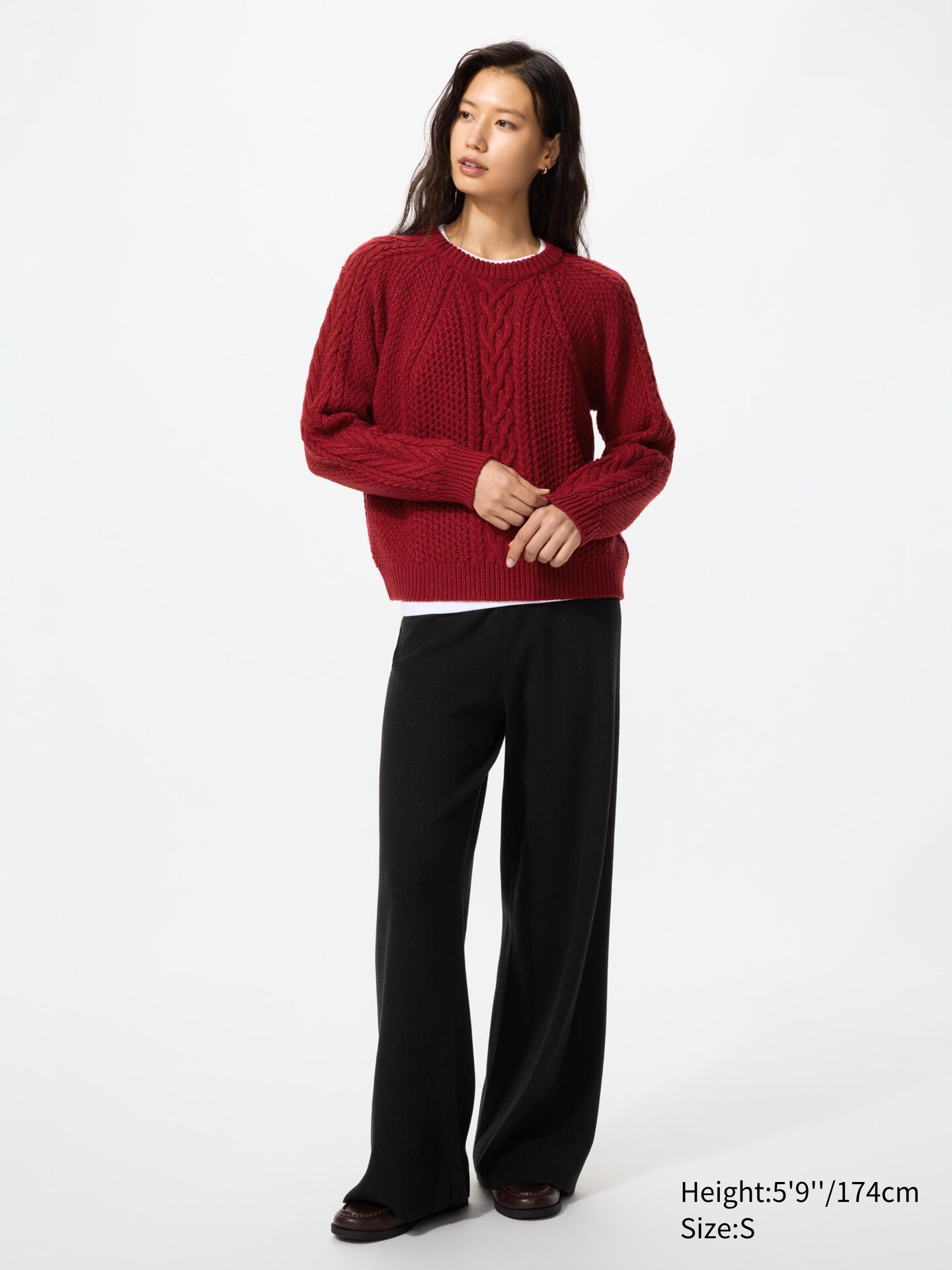 Женские брюки Uniqlo Washable Knit Pants Smooth Tall — фото 1