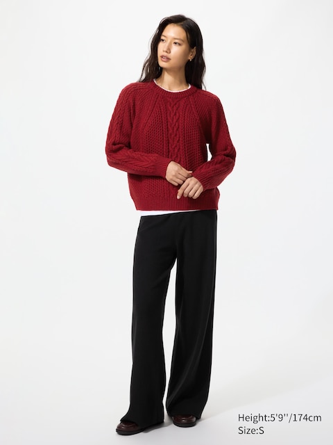 Женские брюки Uniqlo Washable Knit Pants Smooth Tall