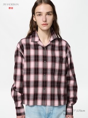 Flannel Boxy Shirt | Check