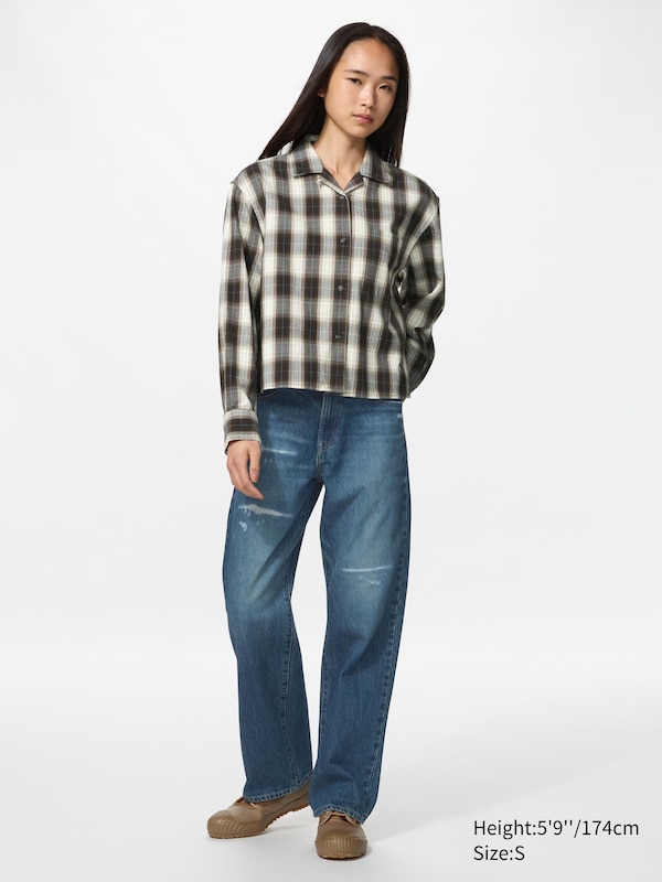 Flannel Boxy Shirt | Check