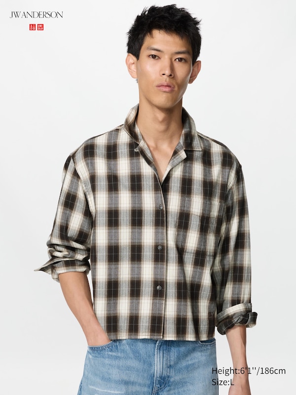 Flannel Boxy Shirt | Check
