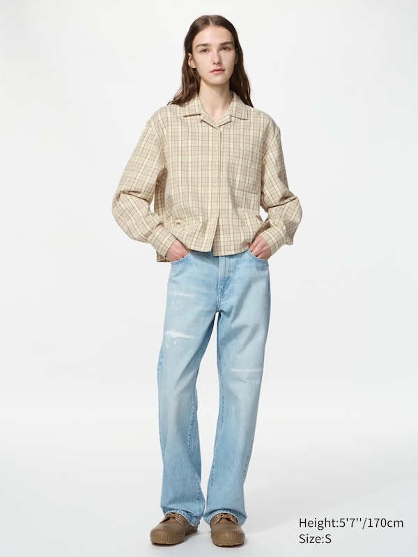 Flannel Boxy Shirt | Check
