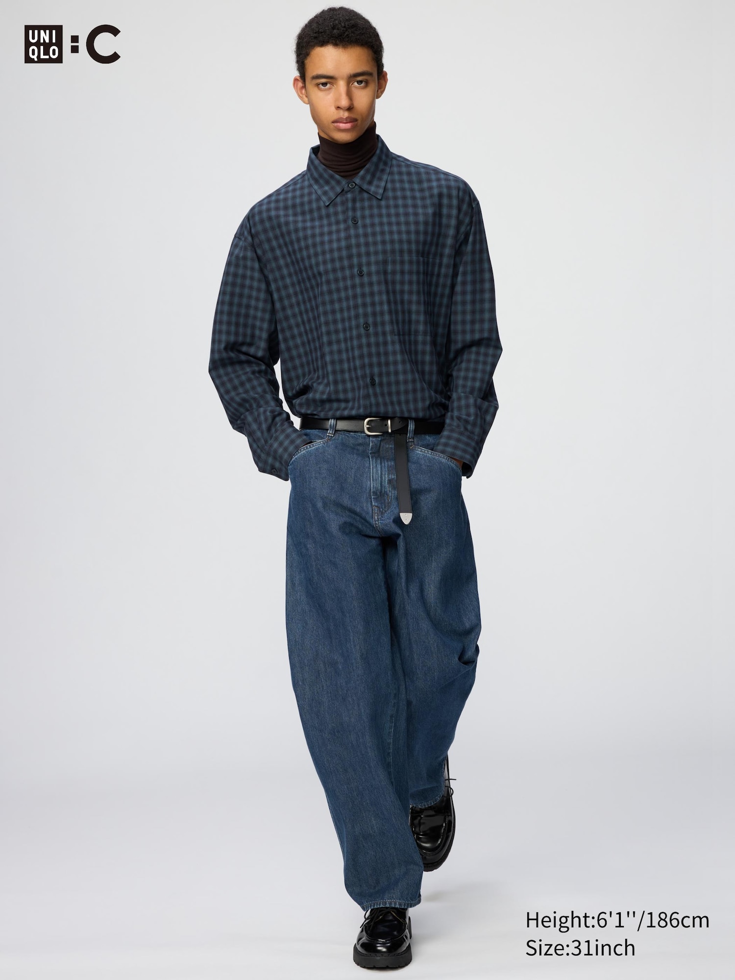 Unisex Barrel Jeans | Indigo | UNIQLO US